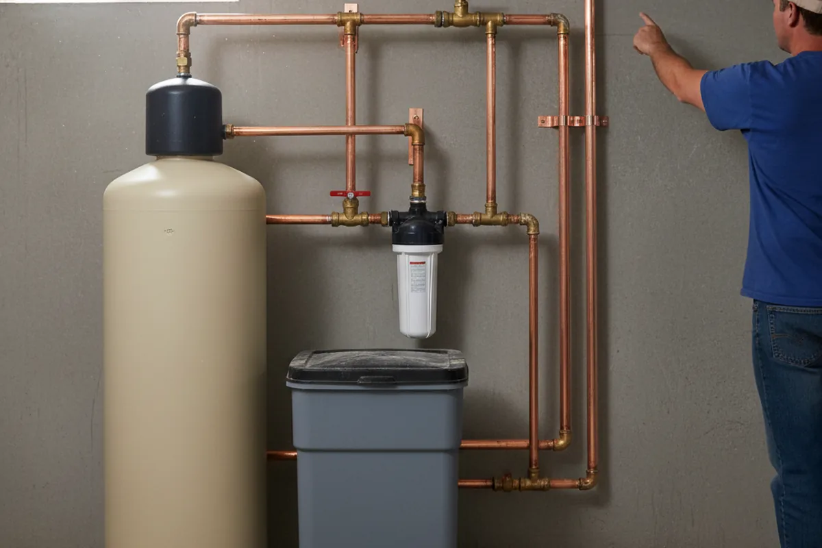 Whole-house water treatment system installed in Alba